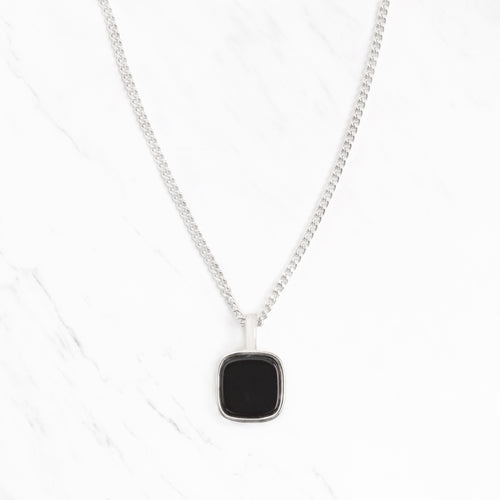 Ray Obsidian Pendant | Gold Vermeil & Sterling Silver
