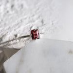 Pink Tourmaline & Sterling Silver | Gold Vermeil Ring