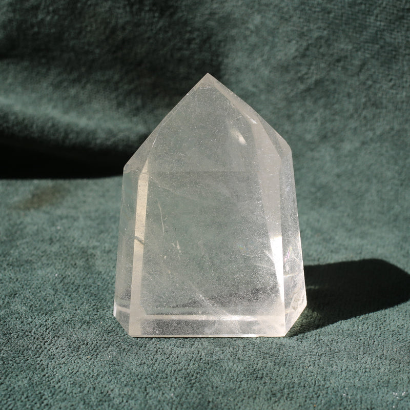 Clear Quartz Crystal With Ghost Inclusions Mesmerizing Piece