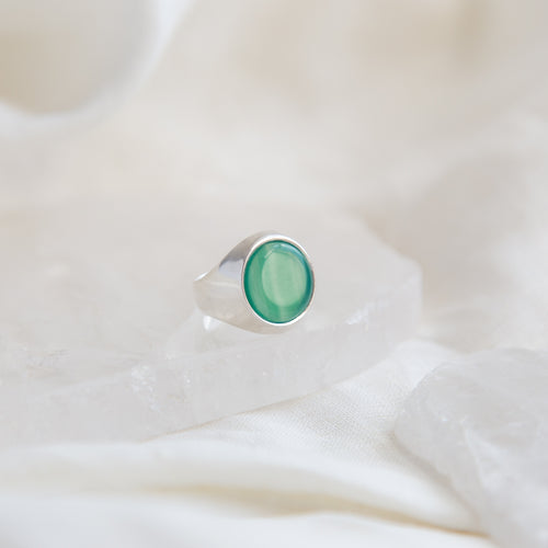 Green Agate | Stella Ring