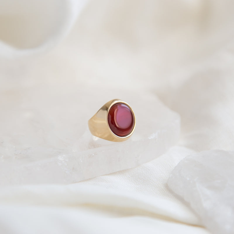Red Agate | Stella Ring
