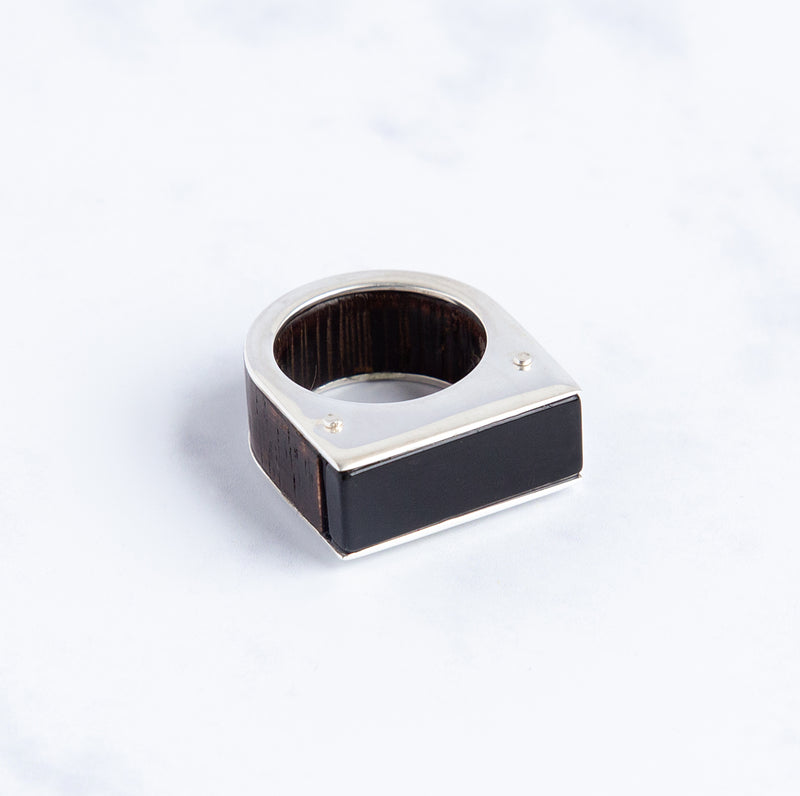 Obsidian | Forest Ring