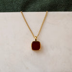 Ray Ruby Pendant | Gold Vermeil & Sterling Silver
