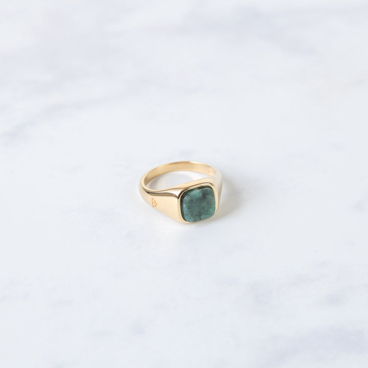 Effy Men's 14K Yellow Gold Emerald and Diamond Ring – effyjewelry.com