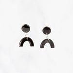 Tina Earrings | Obsidian